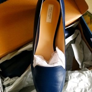 NEW Cole Haan marine blue Dellora skimmers